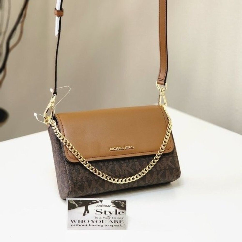 NEW! Michael Kors Jet Set Pouchette Crossbody Bag - Picture 6 of 12